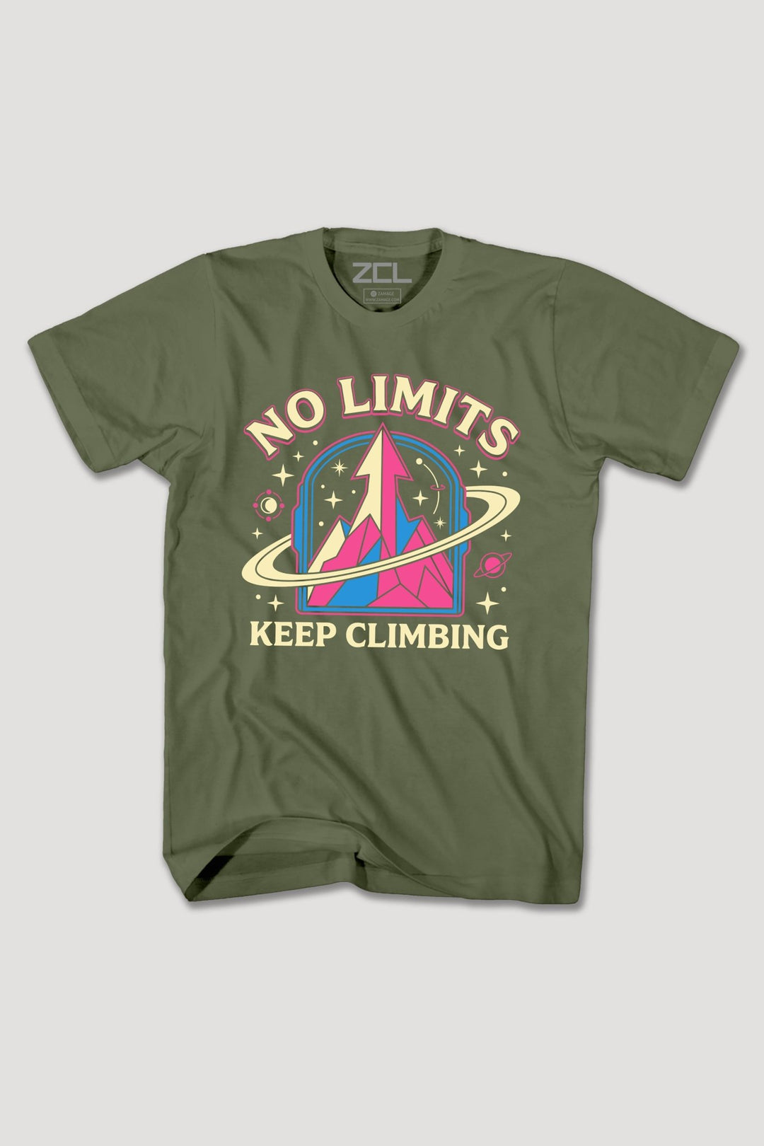 NO LIMITS KEEP CLIMBING TEE - Zamage