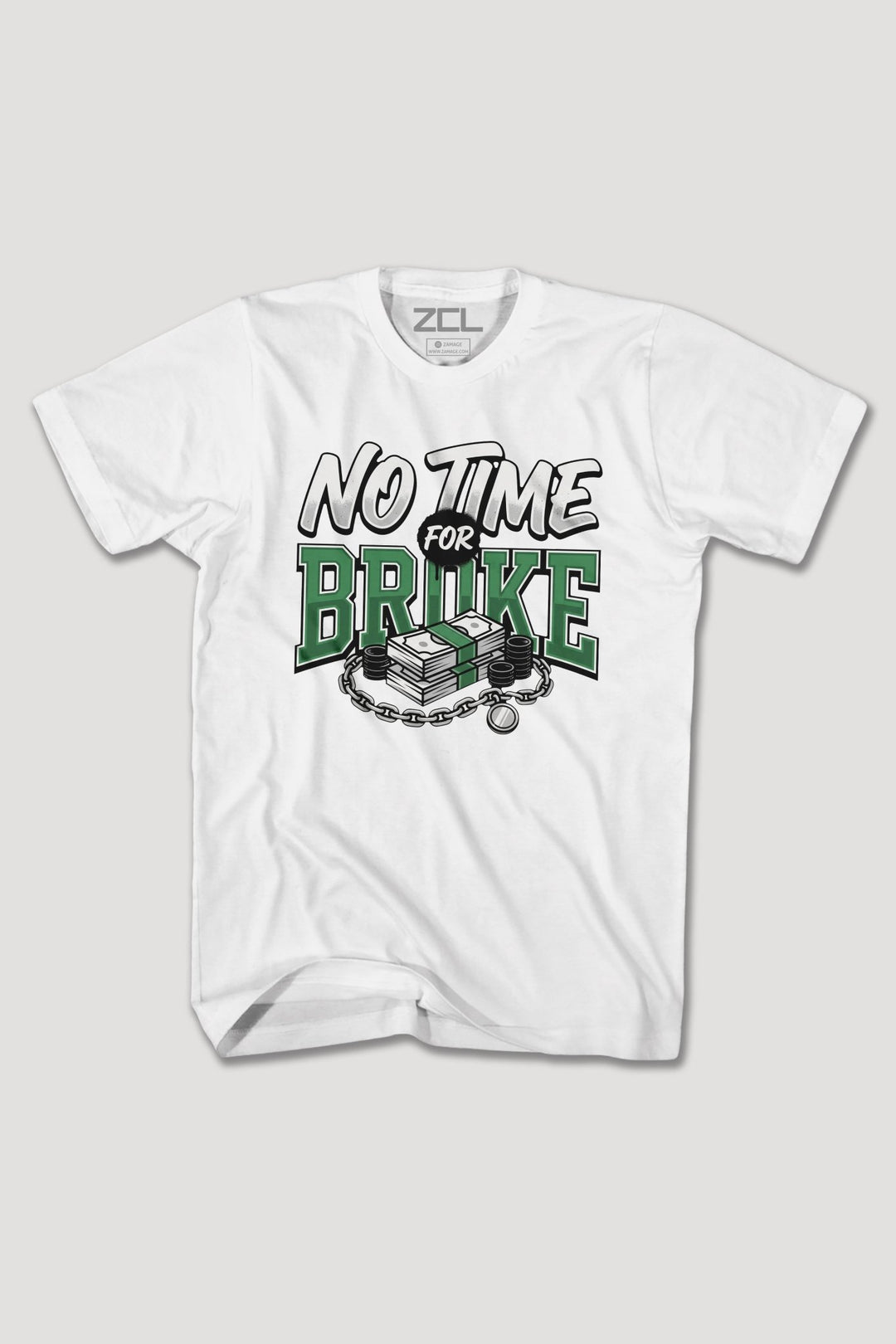 NO TIME FOR BROKE TEE - Zamage