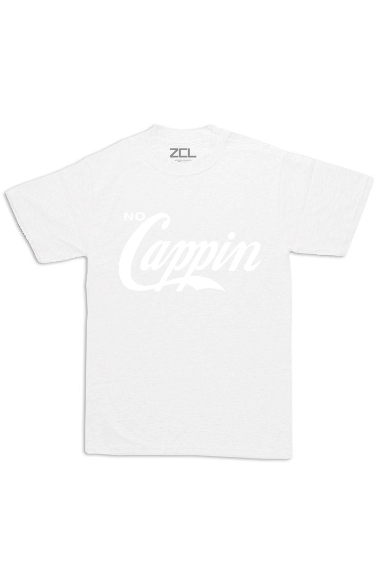 Oversized No Cappin Tee (White Logo) - Zamage