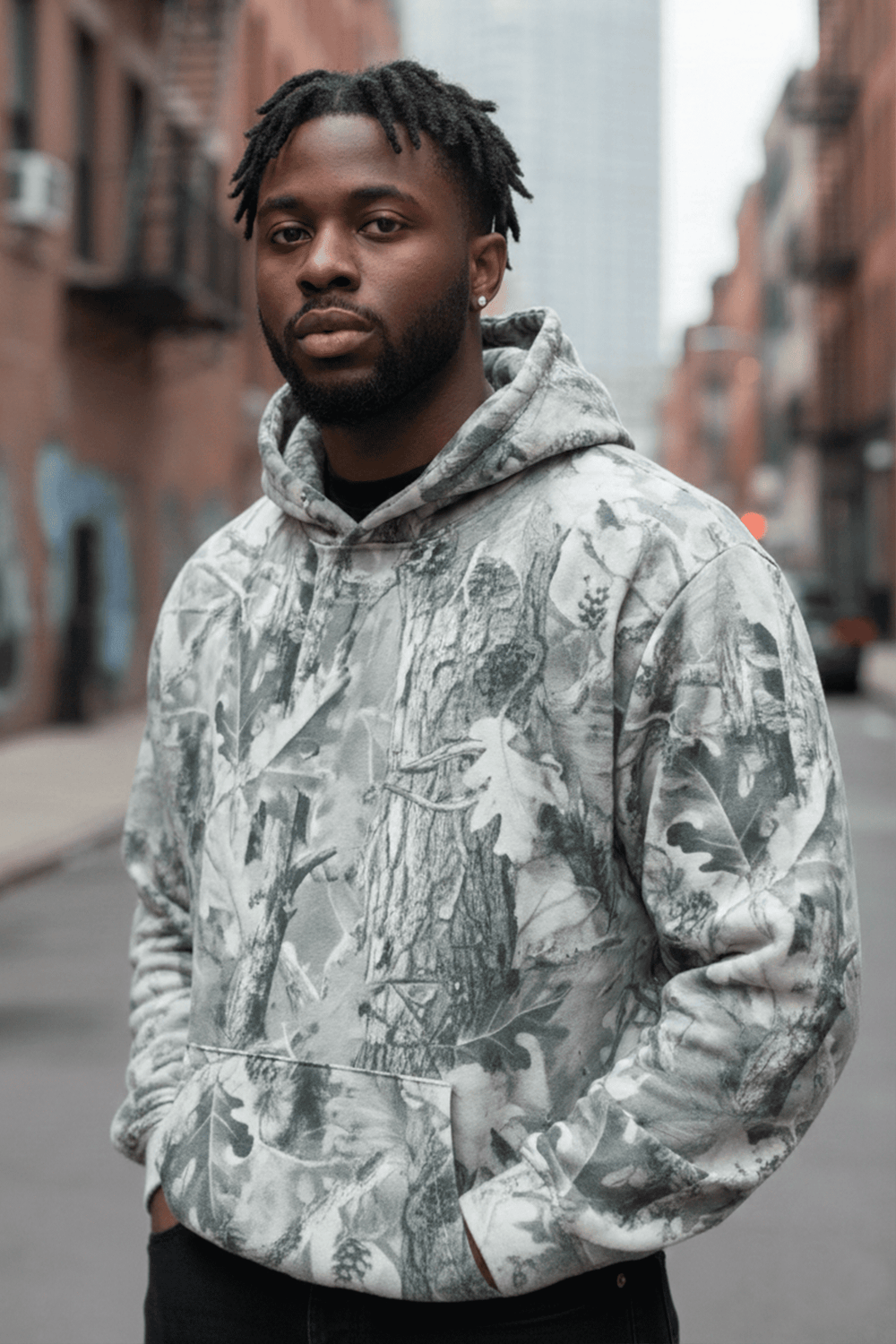 Off The Grid Hoodie (Vintage Grey Wood Camo) - Zamage