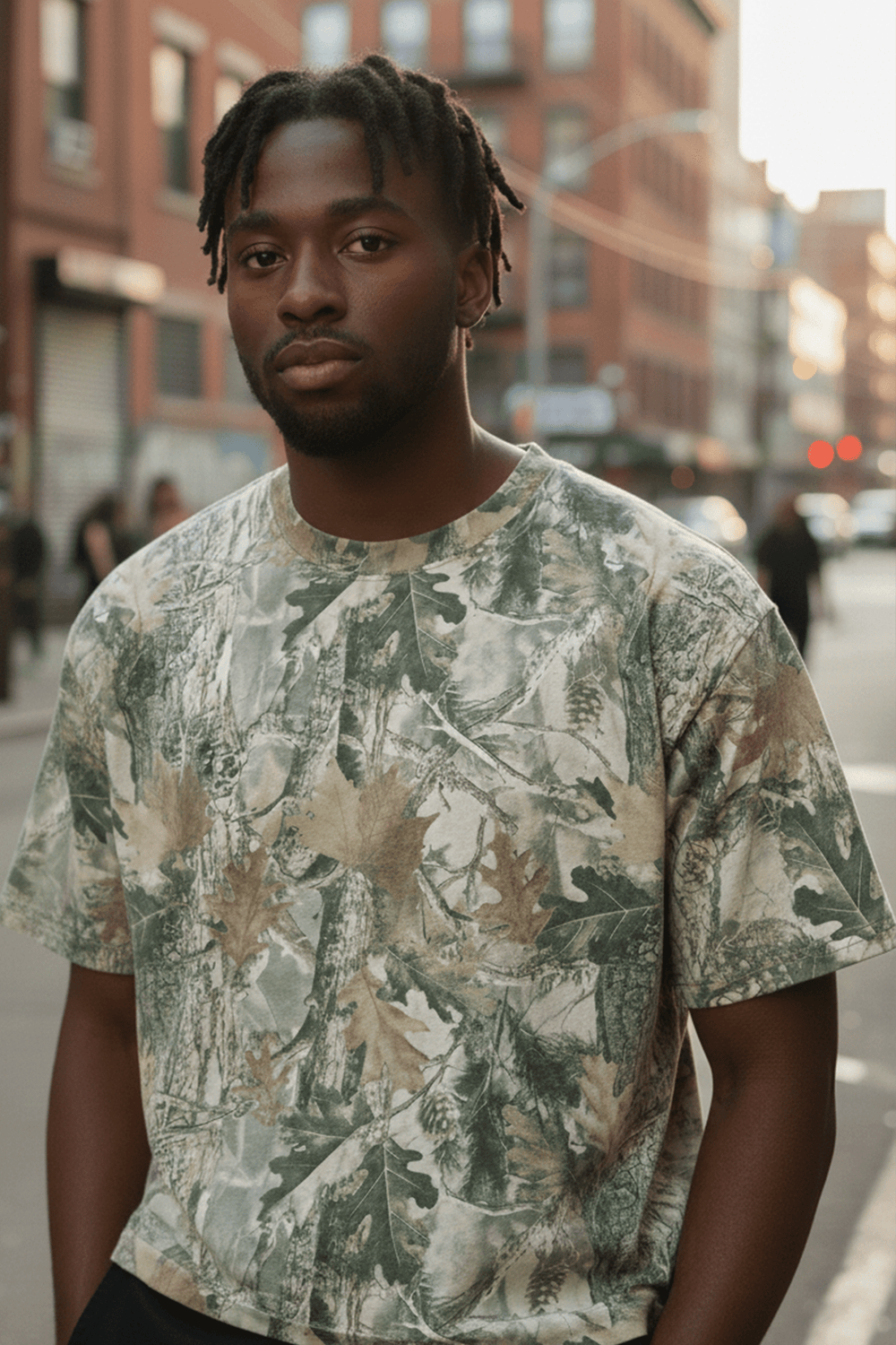 Off The Grid Tee Shirt (Vintage Wood Camo) - Zamage