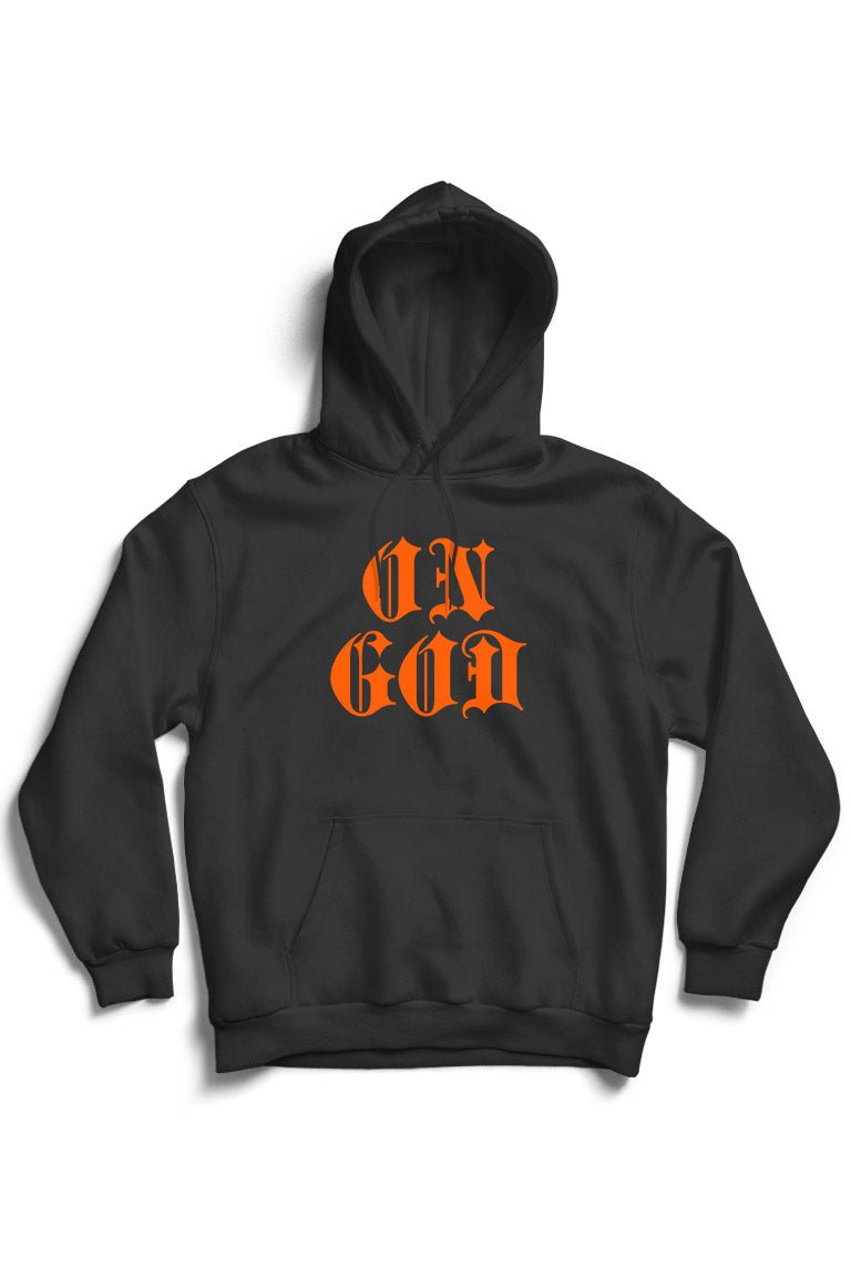 On God Hoodie (Orange Logo) - Zamage