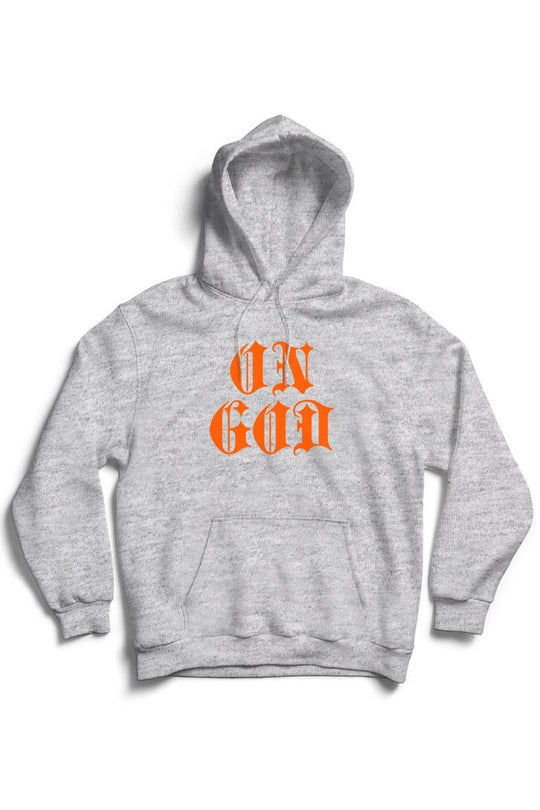 On God Hoodie (Orange Logo) - Zamage