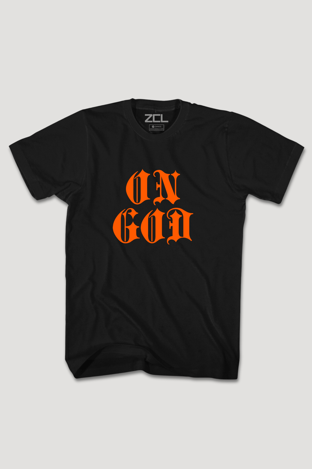 On God Tee (Orange Logo) - Zamage