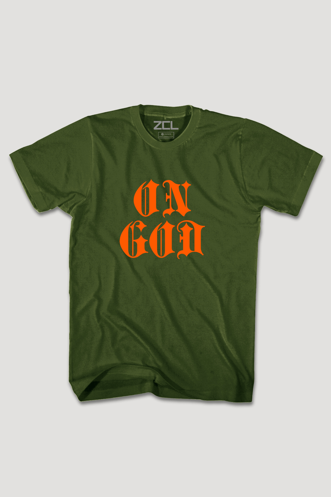 On God Tee (Orange Logo) - Zamage