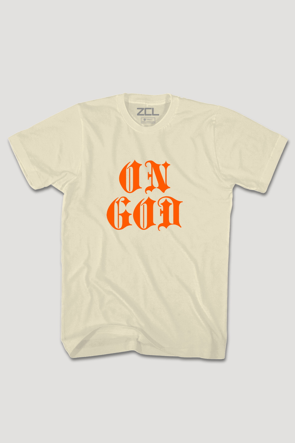On God Tee (Orange Logo) - Zamage