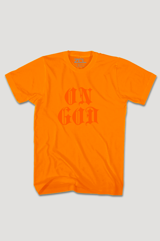 On God Tee (Orange Logo) - Zamage