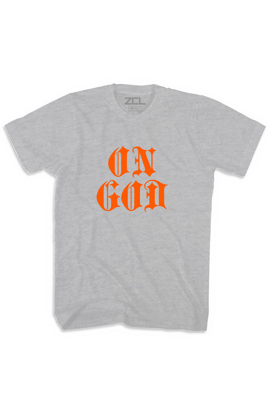 On God Tee (Orange Logo)