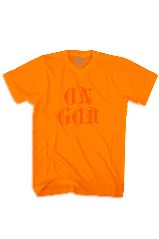 On God Tee (Orange Logo)