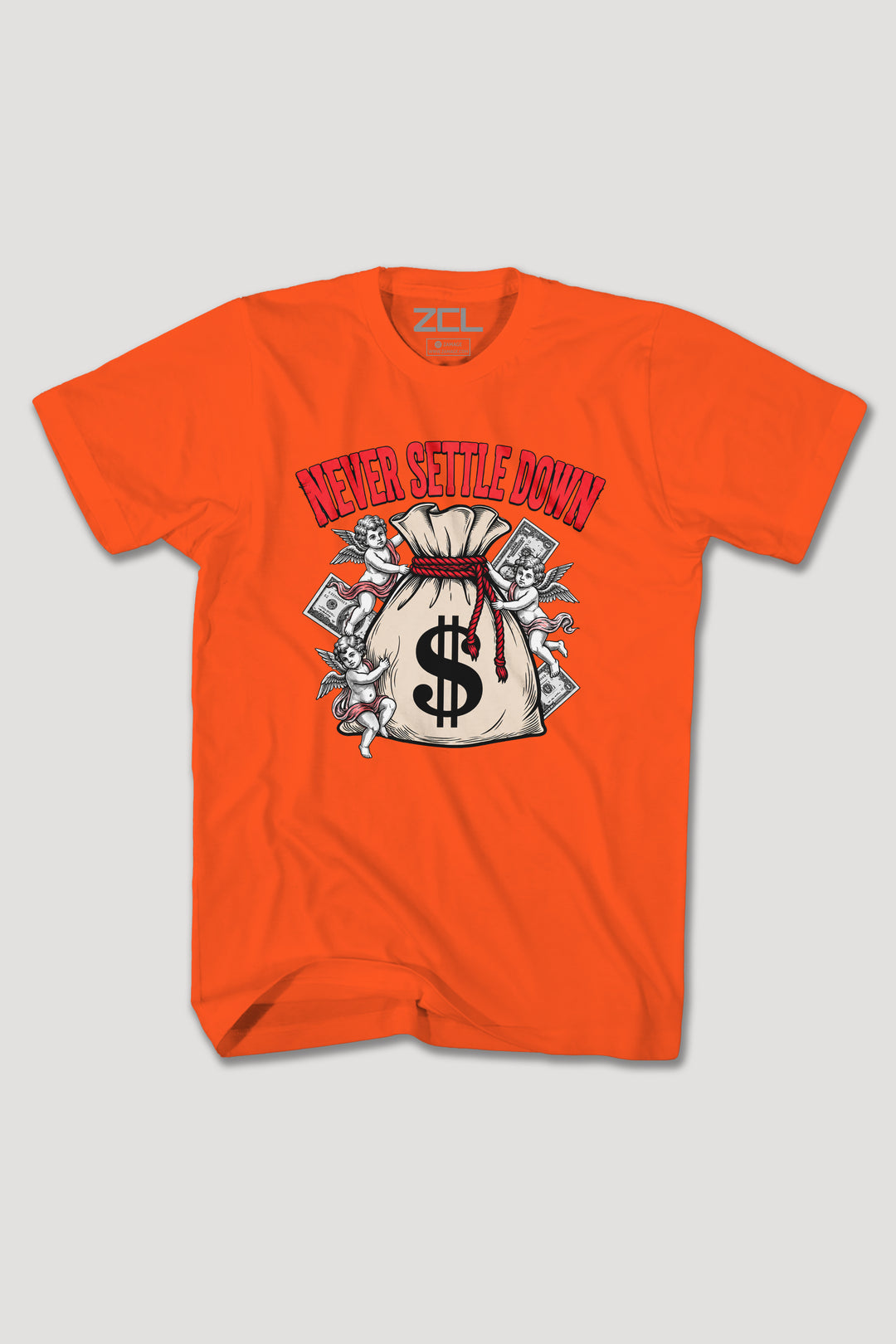 NEVER SETTLE DOWN TEE