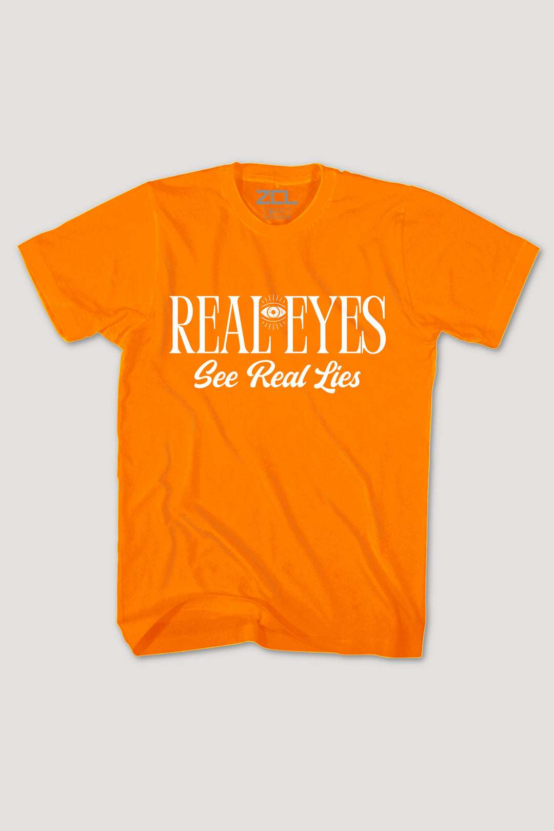 Real Eyes Tee (White Logo)