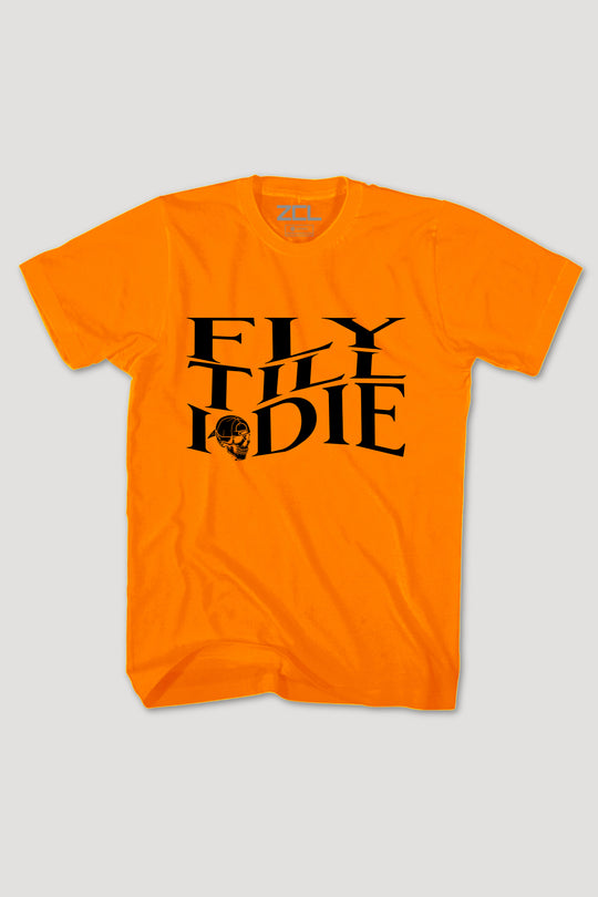 Fly Till I Die Tee (Black Logo)