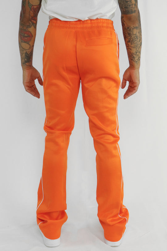 Stacked Track Pant (Orange) - Zamage