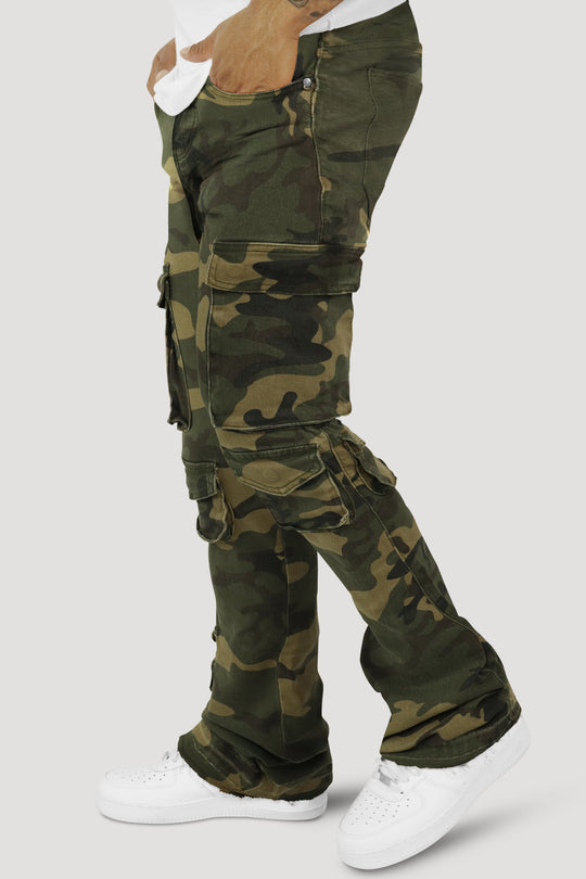 Vortex Cargo Stacked Denim (camouflage)