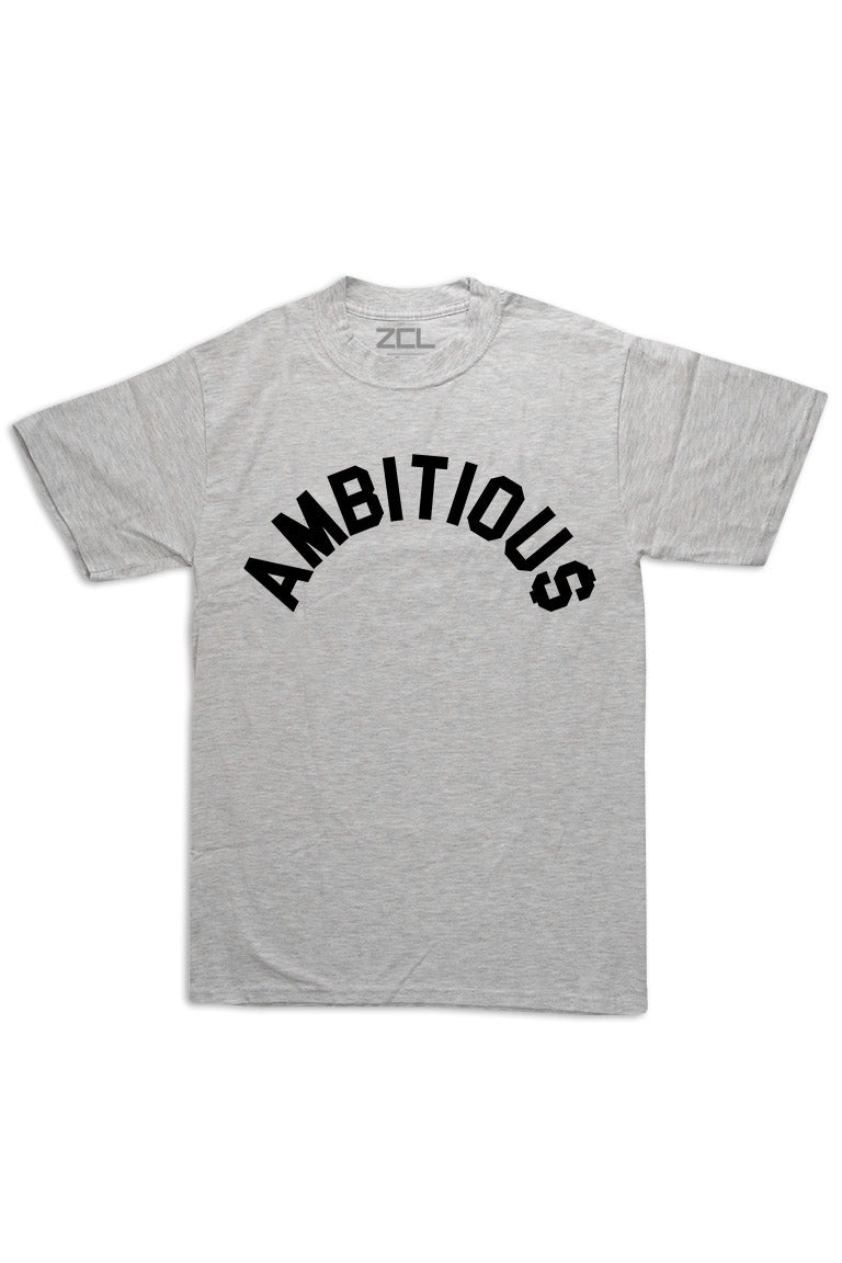 Oversized Ambitious Tee (Black Logo) - Zamage