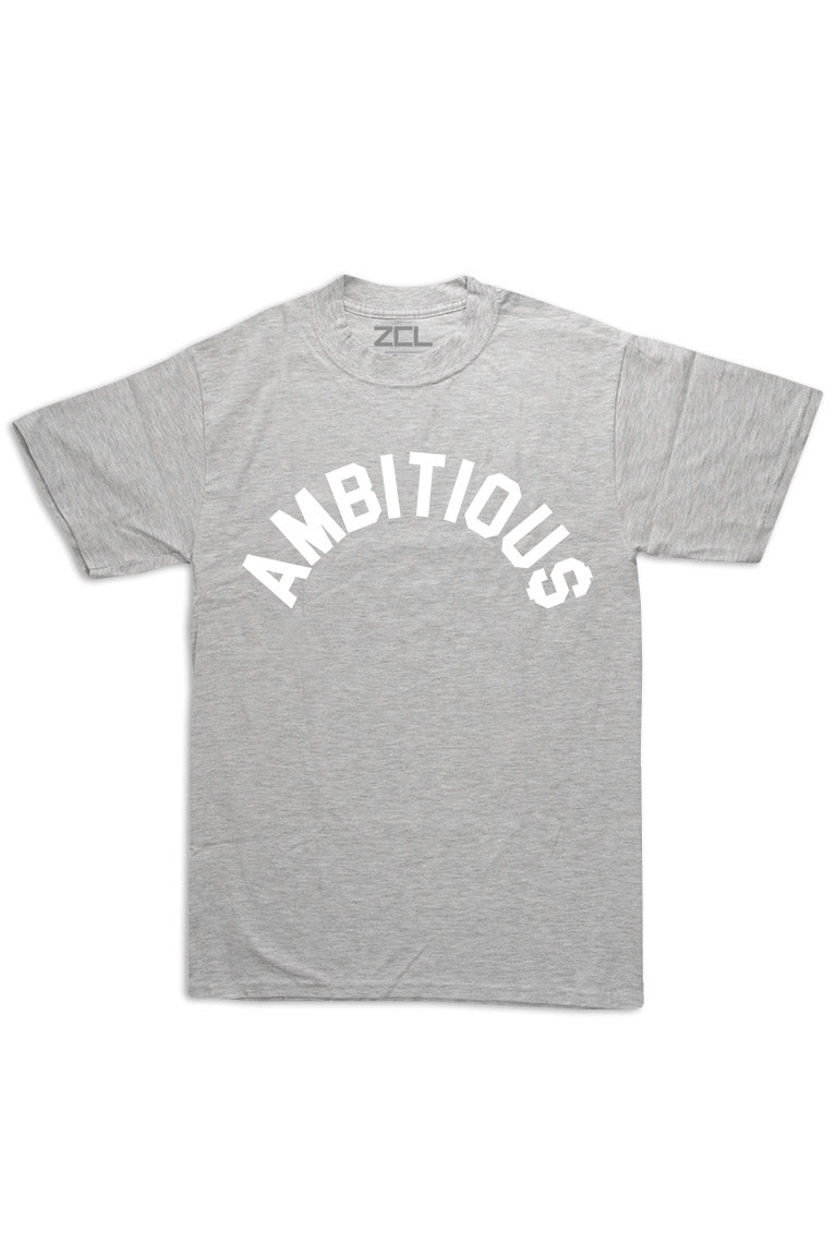 Oversized Ambitious Tee (White Logo) - Zamage