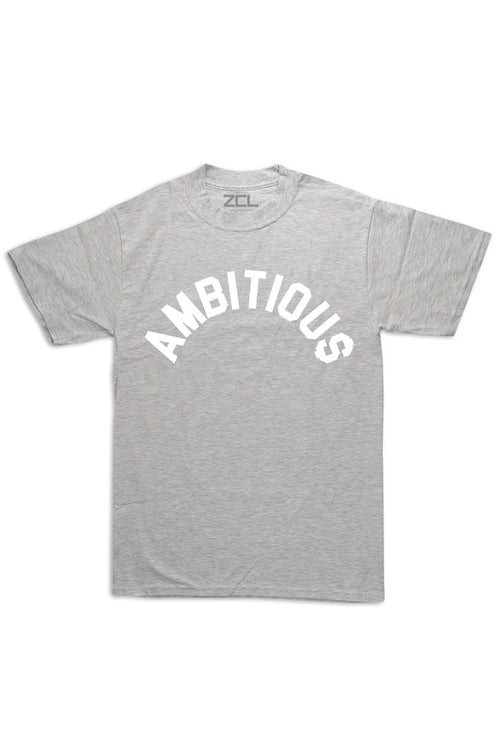 Oversized Ambitious Tee (White Logo) - Zamage