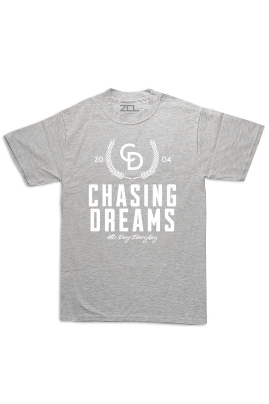 Oversized Chasing Dreams Tee (White Logo) - Zamage