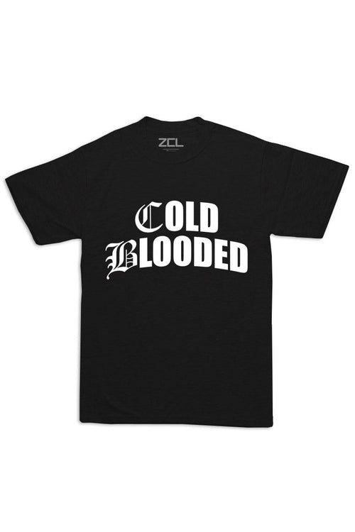Oversized Cold Blooded Tee (White Logo) - Zamage