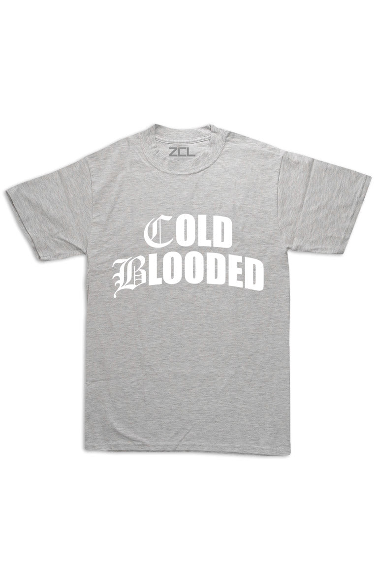 Oversized Cold Blooded Tee (White Logo) - Zamage