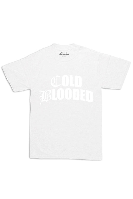 Oversized Cold Blooded Tee (White Logo) - Zamage