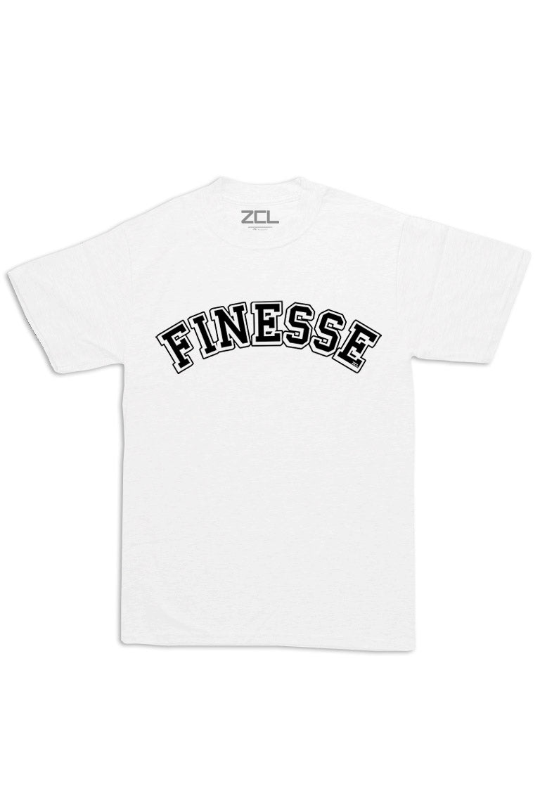 Oversized Finesse Tee (Black Logo) - Zamage