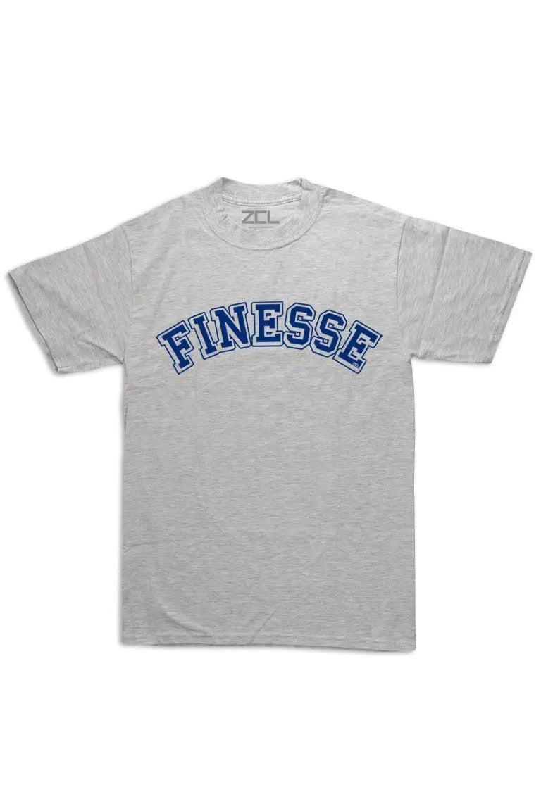 Oversized Finesse Tee (Royal Logo) - Zamage