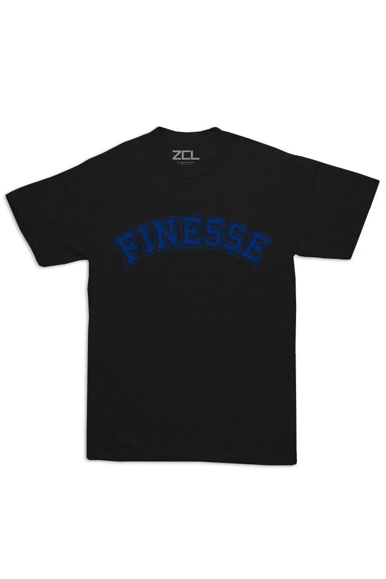 Oversized Finesse Tee (Royal Logo) - Zamage