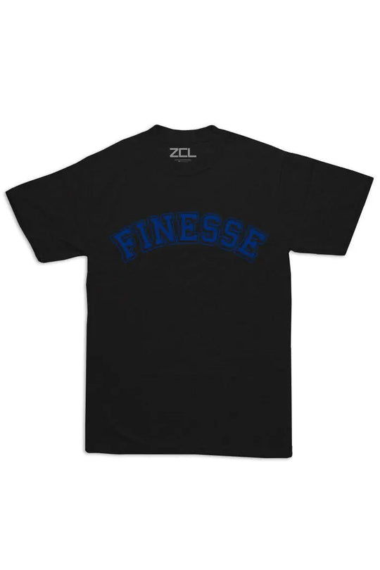 Oversized Finesse Tee (Royal Logo) - Zamage