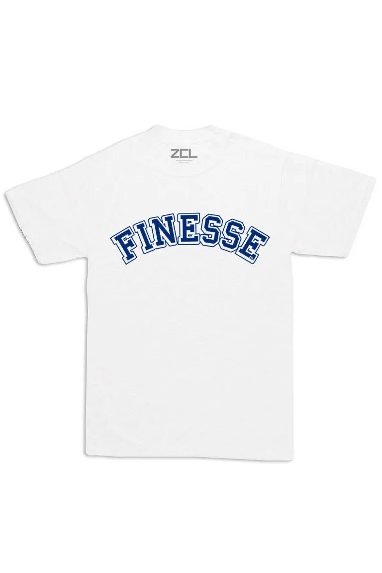Oversized Finesse Tee (Royal Logo) - Zamage