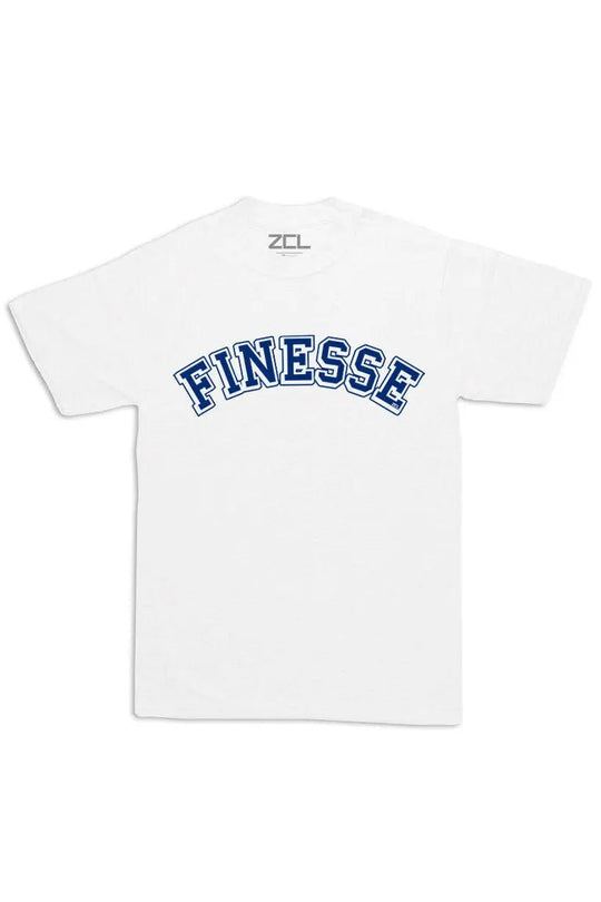 Oversized Finesse Tee (Royal Logo) - Zamage