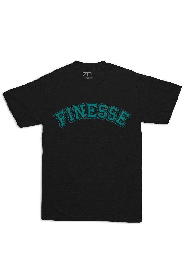 Oversized Finesse Tee (Teal Logo) - Zamage