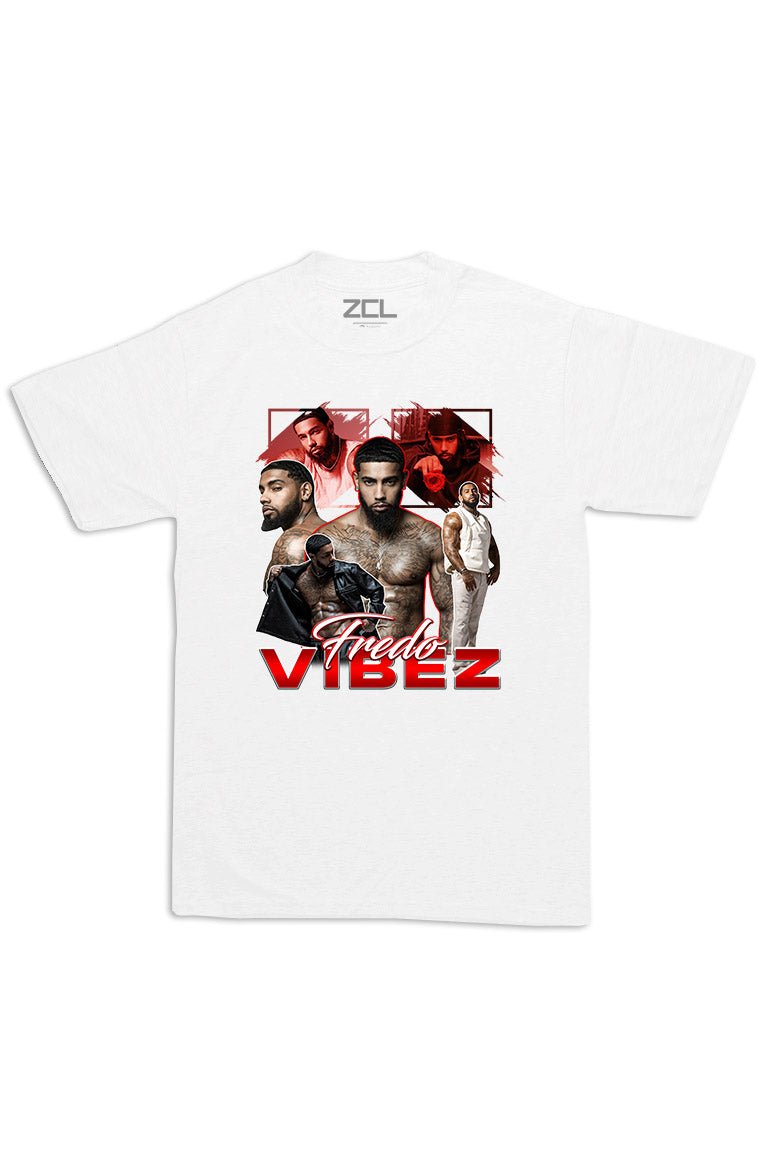 Oversized Fredo Vibez Tee (Red) - Zamage