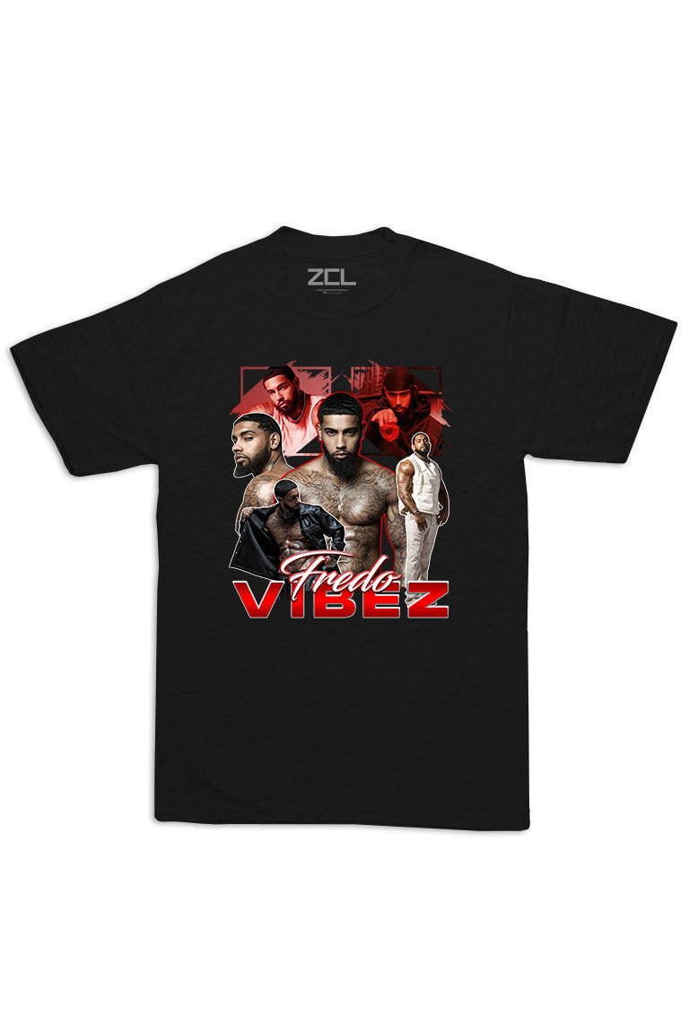 Oversized Fredo Vibez Tee (Red) - Zamage