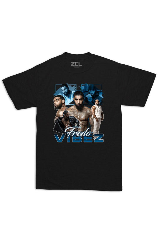 Oversized Fredo Vibez Tee (Royal Blue) - Zamage
