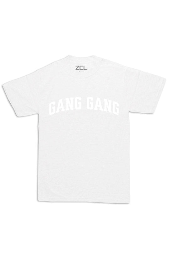 Oversized Gang Gang Tee (White Logo) - Zamage