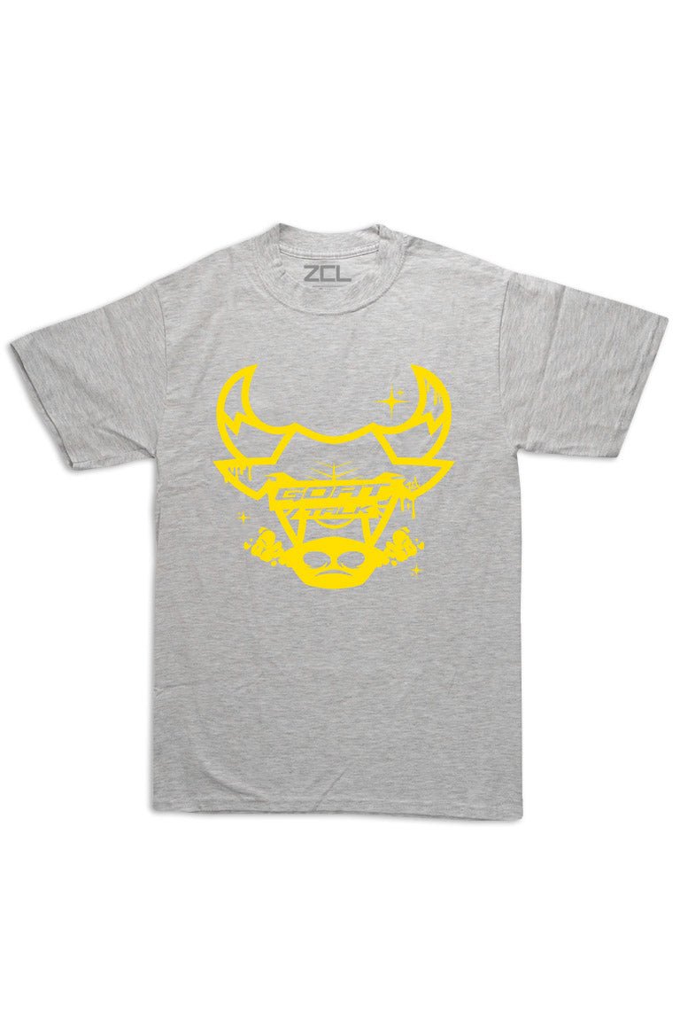 Oversized Goat Talk Tee (Yellow Logo) - Zamage