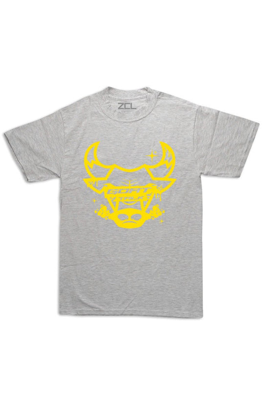 Oversized Goat Talk Tee (Yellow Logo) - Zamage