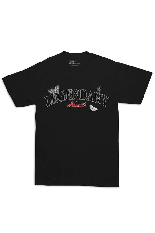 Oversized Legendary Tee (Playoff Black Logo) - Zamage