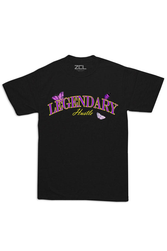 Oversized Legendary Tee (Purple Gold Logo) - Zamage