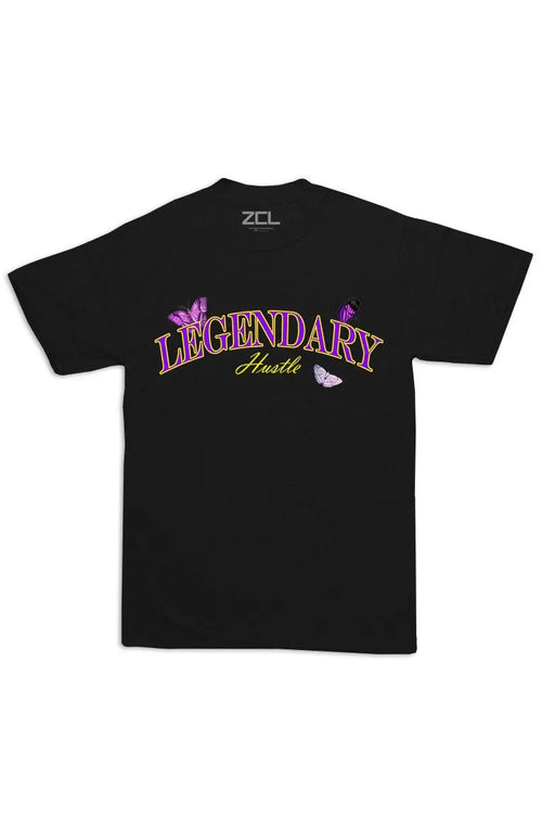 Oversized Legendary Tee (Purple Gold Logo) - Zamage