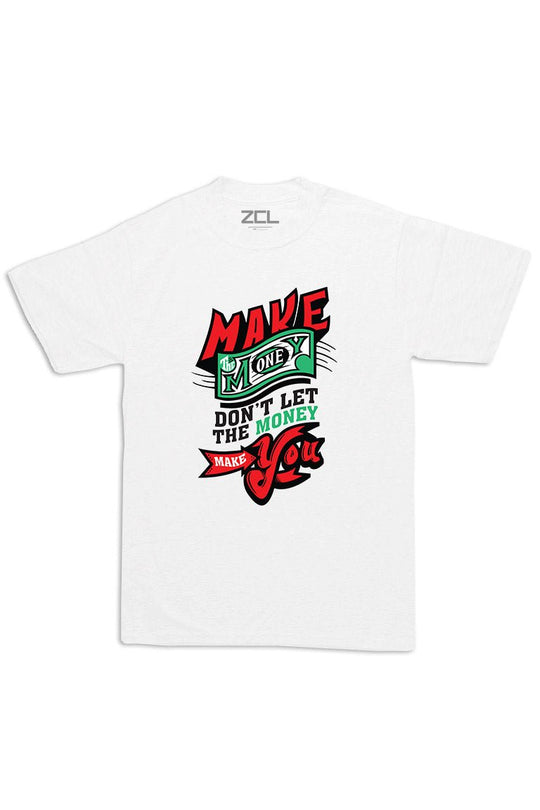 Oversized Make Money Tee (Multi Color Logo) - Zamage