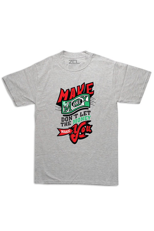 Oversized Make Money Tee (Multi Color Logo) - Zamage