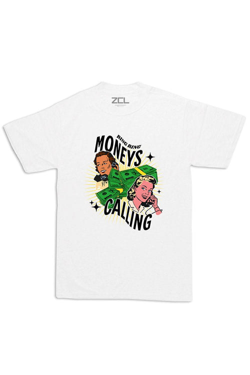 Oversized Moneys Calling Tee (Multi Color Logo) - Zamage