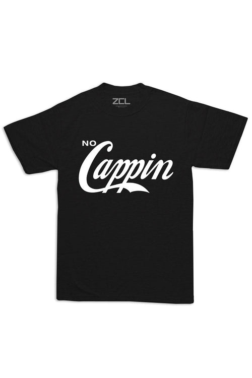 Oversized No Cappin Tee (White Logo) - Zamage