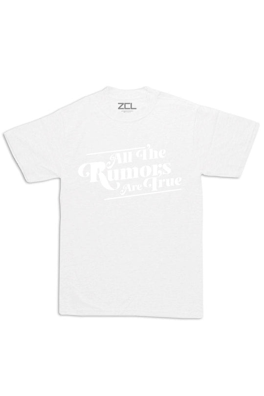 Oversized Rumors Tee (White Logo) - Zamage