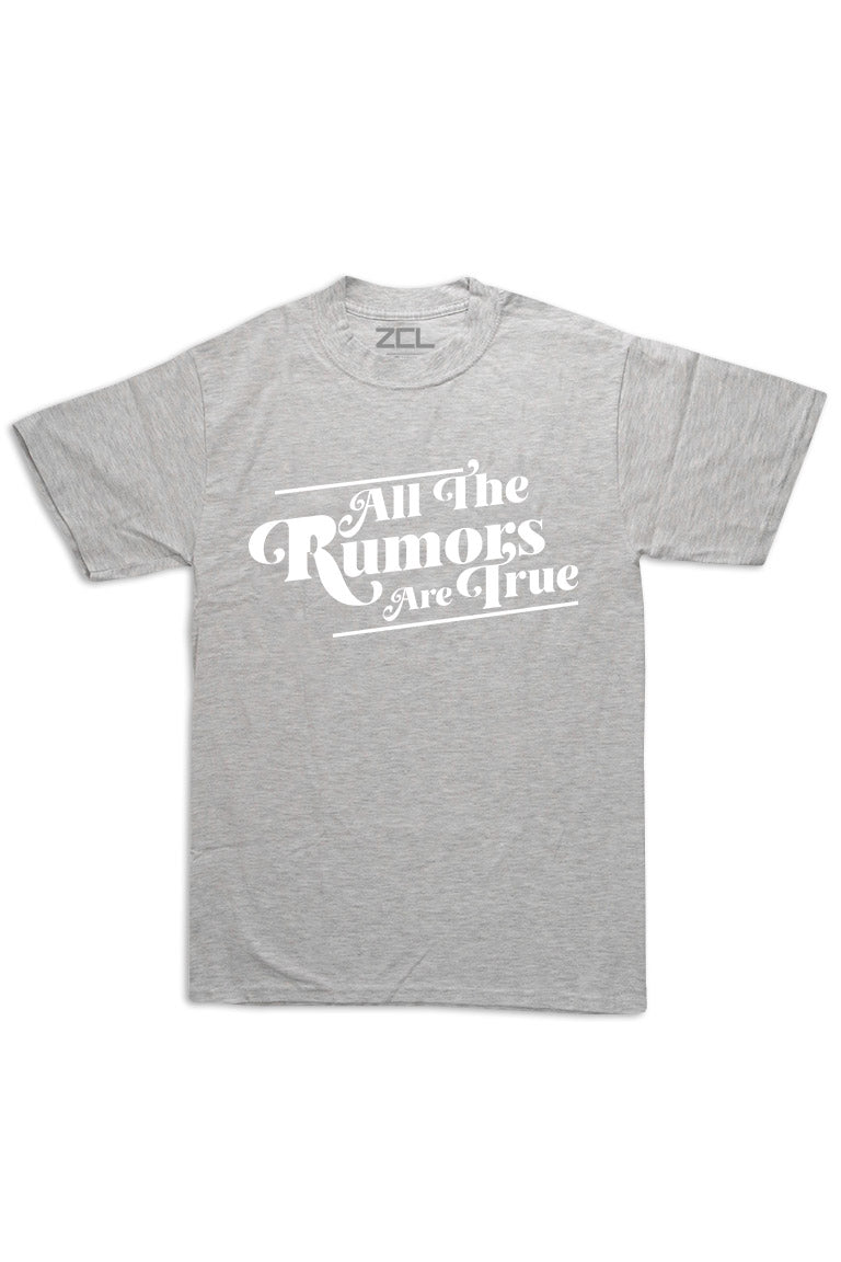 Oversized Rumors Tee (White Logo) - Zamage