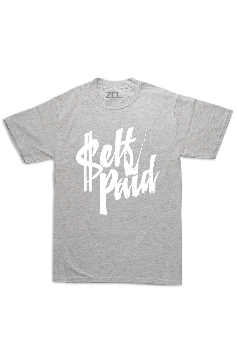 Oversized Self Paid Tee (White Logo) - Zamage