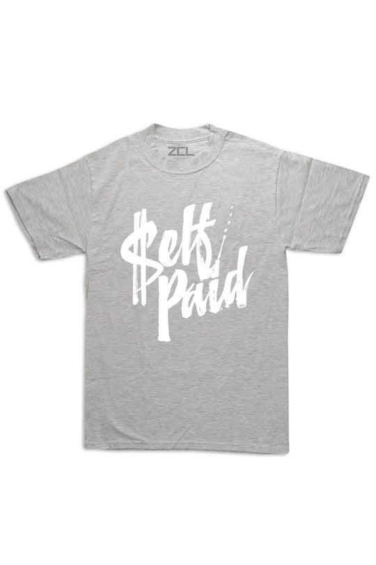Oversized Self Paid Tee (White Logo) - Zamage