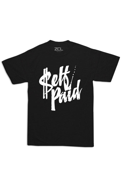 Oversized Self Paid Tee (White Logo) - Zamage